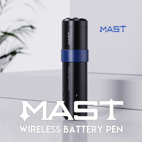 Mast A3 Wireless Tattoo Pen de 1500mAh Batterie de 3,5 mm Longueur