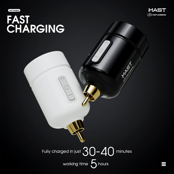 Mast FreeB Fast Charging Wireless Battery Power Supply RCA Jack