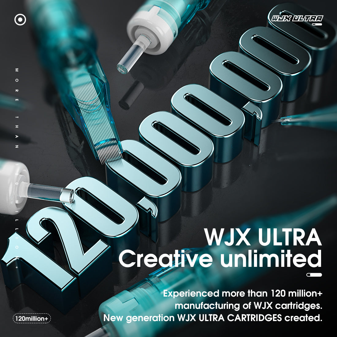 WJX Ultra Innovation Tattoo Cartridges Needles (RM -2) Round Magnum - Box med 20