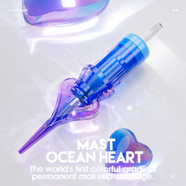 Caja de cartuchos de tatuajes de Heart Mast Ocean de 20 piezas