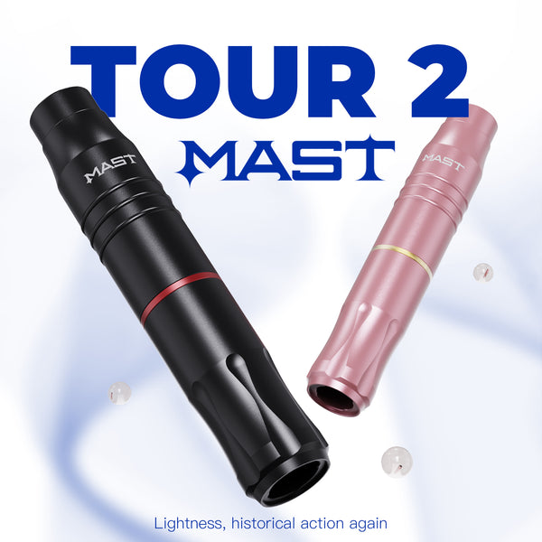 Mast Tour2 Tattoo Gun  with Thin & Short Frame Powerful Motor by Mcore