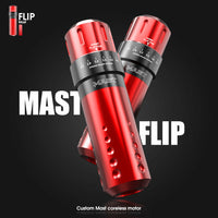 Mast Flip Rotary Tattoo Pen Machine 2,6-4,0 mm sechs Taktlänge