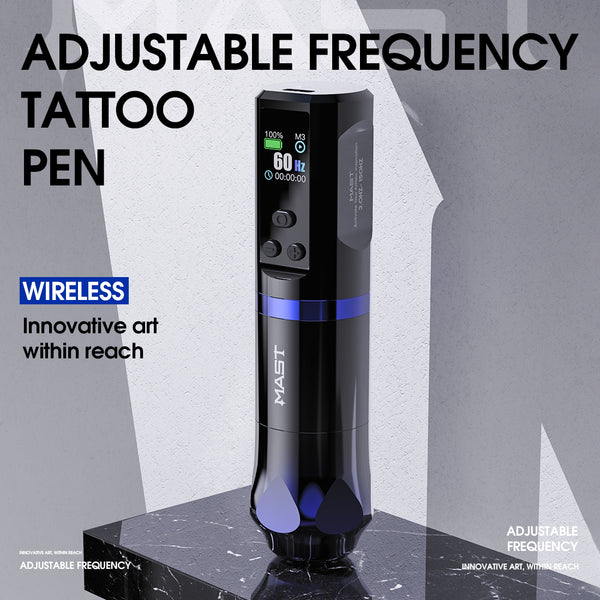 Mast Hertz Frequenza regolabile Wireless Tattoo Pen Machine