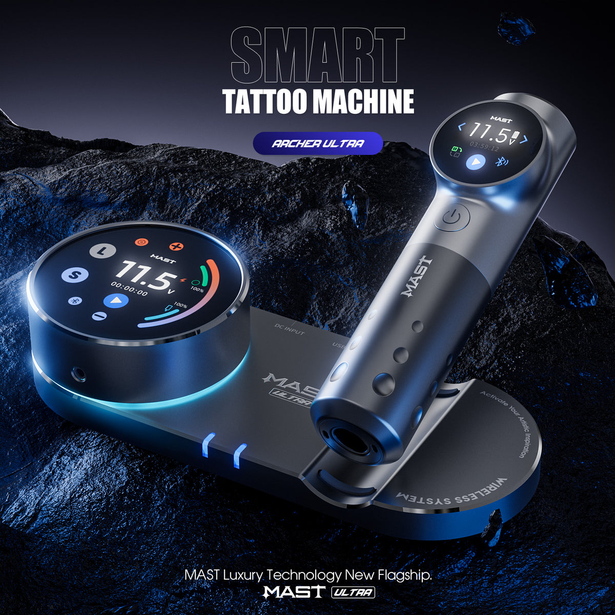 Mast Archer Ultra Smart Wireless Tattoo Machine Bluetooth