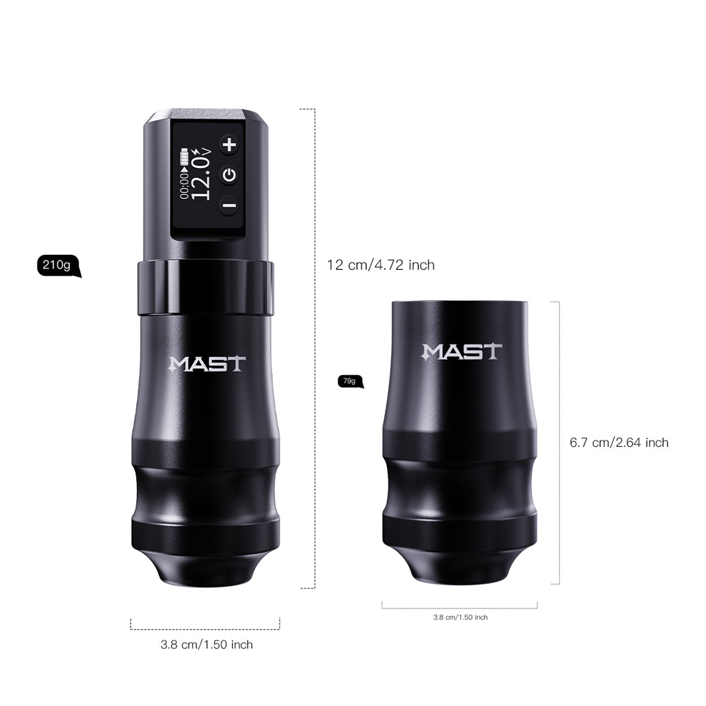 Mast Mini Wireless Pro Tattoo Pen Machine Fast Charge Battery Supply