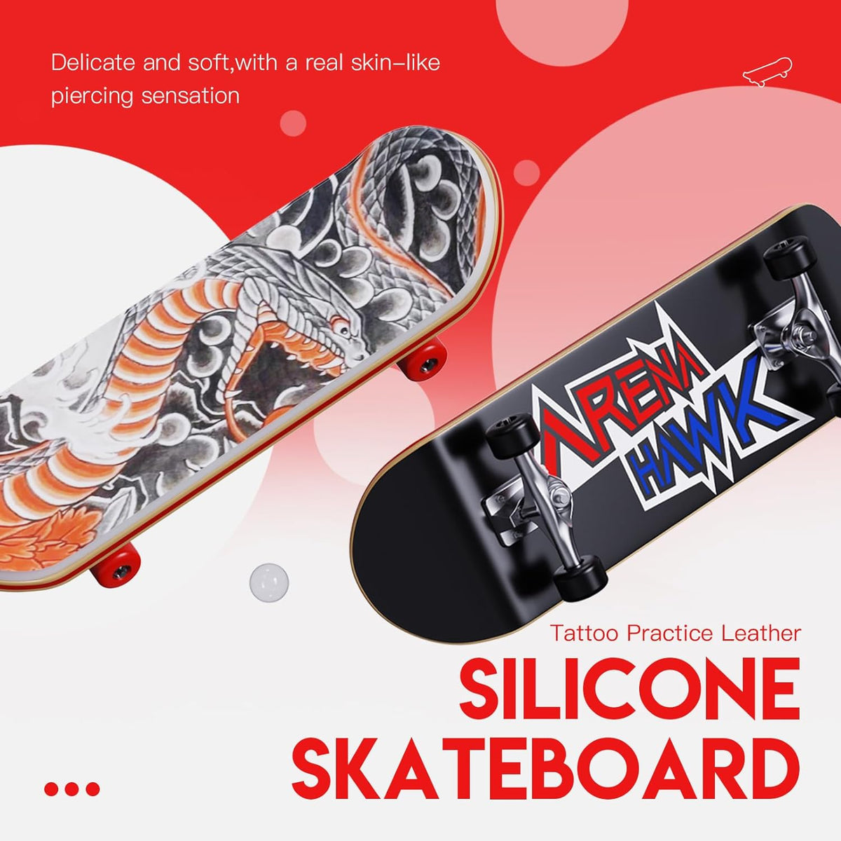 3 Packs Practice Skins Fingerboard Mini Skateboards Collectible