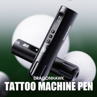 Dragonhawk X10 Wireless Tattoo Pen 3.5MM Stroke Beginner Tattoo Kit