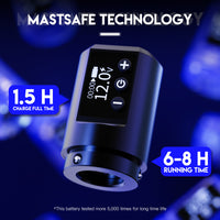 Mast Mini Wireless Pro Tattoo Bachmaschine Schnelle Ladezugesetzung Batterieversorgung