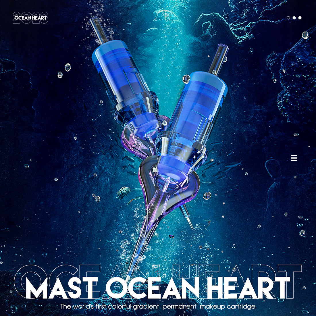 Mast Ocean Heart Tattoo Patronen Box von 20 Prozent