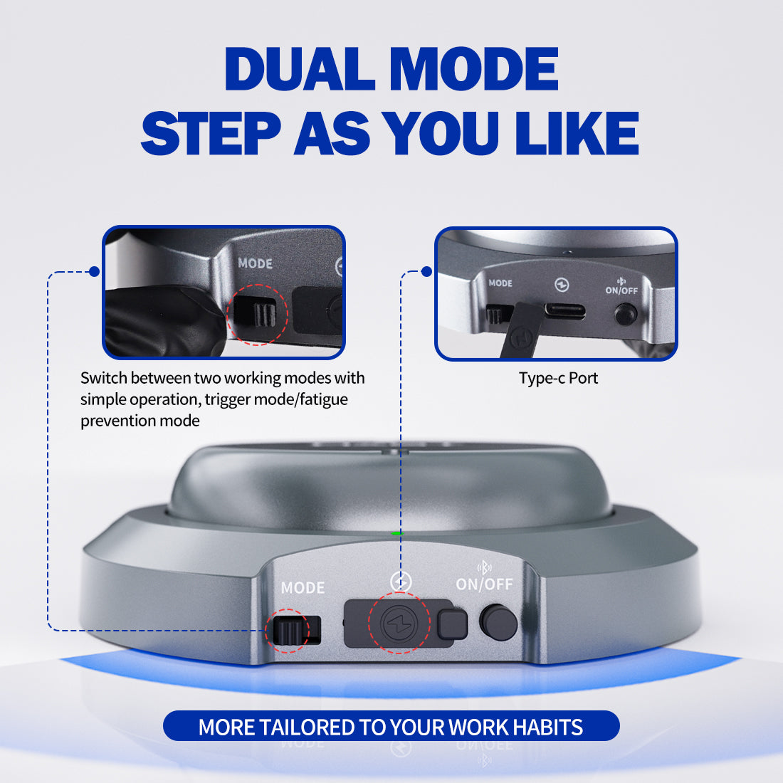 Mast Wireless Foot Pedal Smart Interconnection Bluetooth Pedal