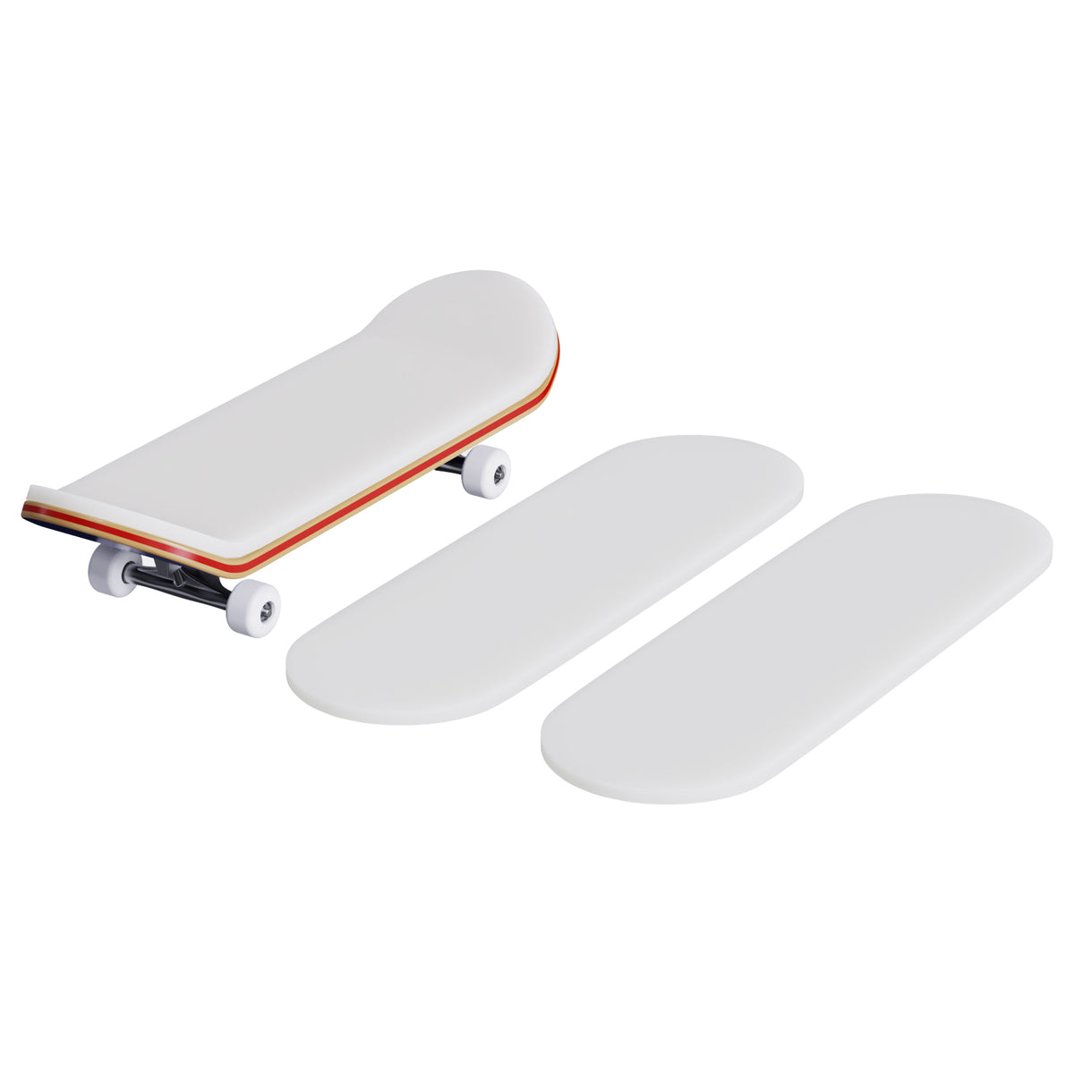 3 pachete practică piei de bord mini skateboard -uri colectabile