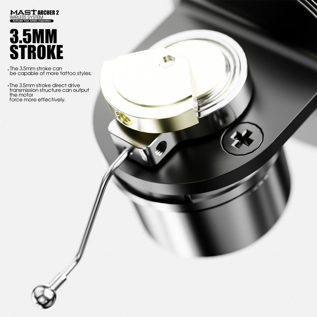 Mast Archer 2 Brushless Motor with Color Screen 3.5MM Stroke