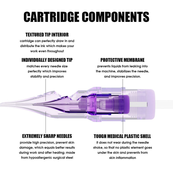 Mast Pro 2 Tattoo Cartridges Mixed Size (20pcs per box)