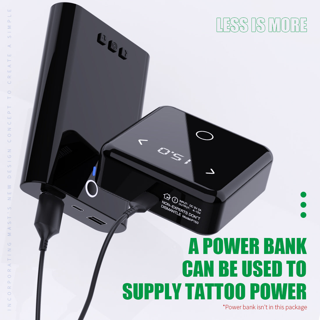 Dragonhawk Tattoo Power Alimentation Double Mode Start-up pour les machines à tatouage