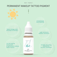 Mast blæk til øjenbrynfarve permanent makeup maskine pigment