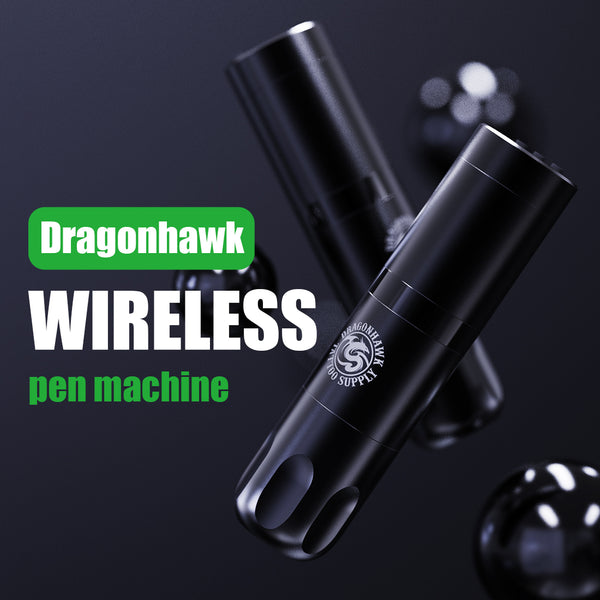 Kit de batería inalámbrica de pluma de tatuaje dragonhawk x3