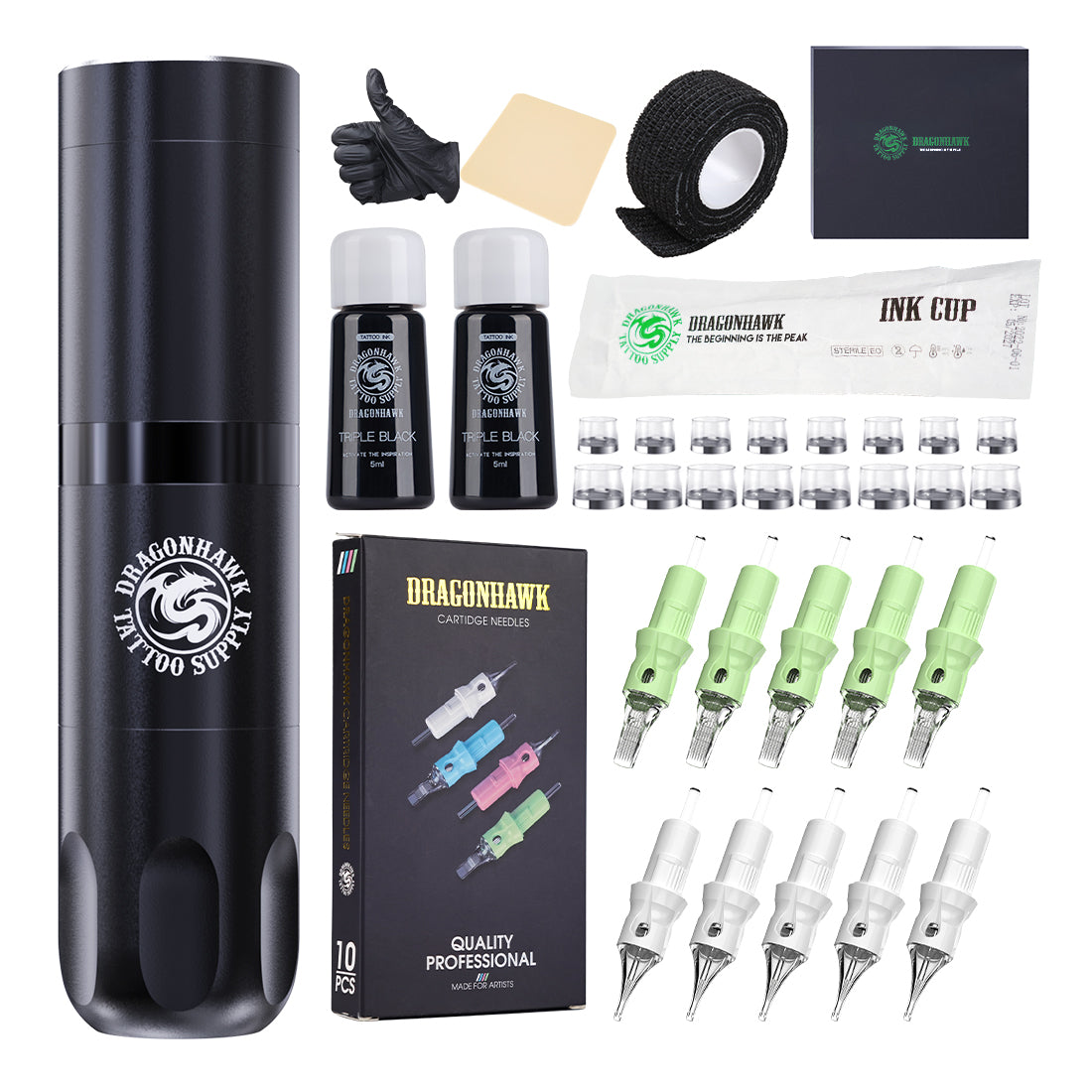 Dragonhawk x3 Tattoo Pen Wireless Battery Kit