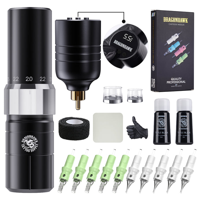 Dragonhawk Tour Y23 Wireless Battery Tattoo Kit