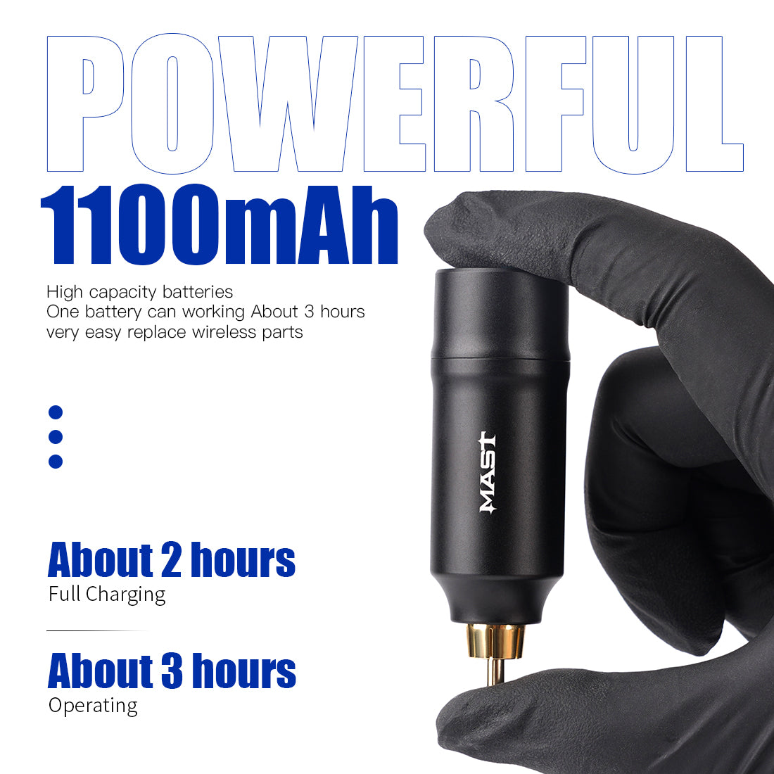 Mast S9 Coreless Powerful Motor Tattoo Pen Kit