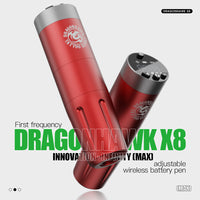 Dragonhawk X8 Frequency Justerbar trådlös tatueringspenna