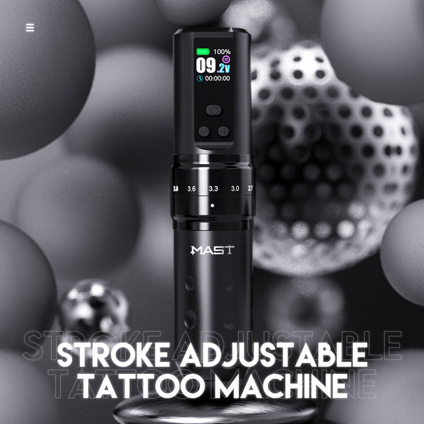 Mastro tatuagem dobra2 Pro Wireless Pen Machine 2,4-4,2 mm de comprimento mutável