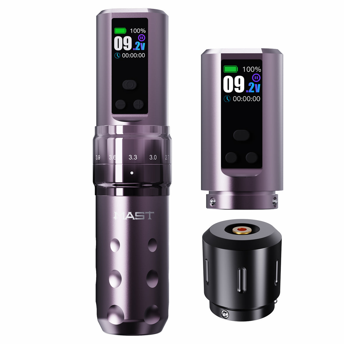 Mastro Fold2 Pro Wireless Tattoo Pen Machine 2 Baterias substituíveis