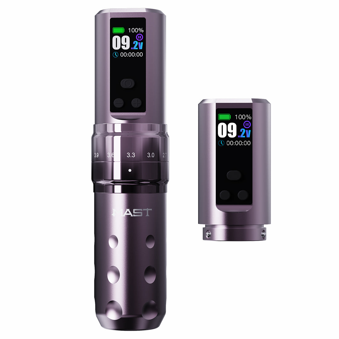 Mast Fold2 Pro Wireless Tattoo Pen Machine 2 Replaceable Batteries