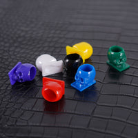 DragonaHawk Tattoo Skull Ink Cup Pigmment Cup com base 50pcs