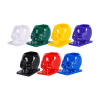 DragonaHawk Tattoo Skull Ink Cup Pigmment Cup com base 50pcs