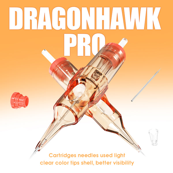 מחסניות קעקועים של Dragonhawk Pro מחטים SMP יופי קבוע (20 יחידות)