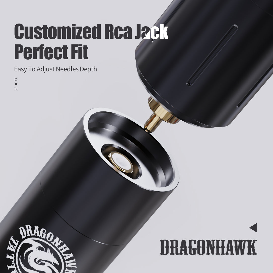 Dragonhawk X3 PRO Wireless Cordless Rotary Tattoo Pen Machine 2PCS Replaceable Batteries