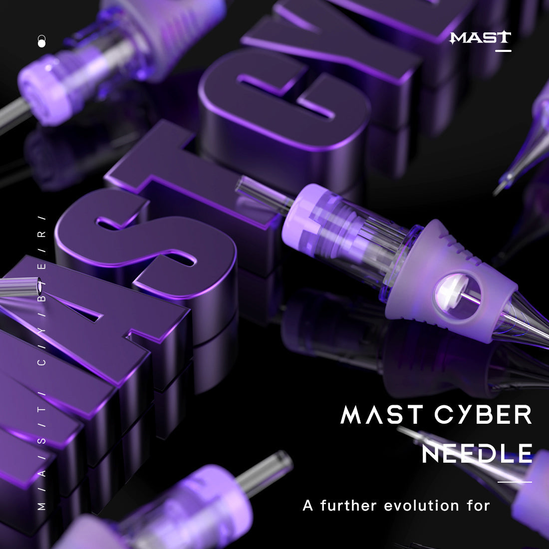 Mast Cyber ​​Professional Tattoo Cartuidges Trucco permanente 5 scatole di dimensioni miste 100pcs