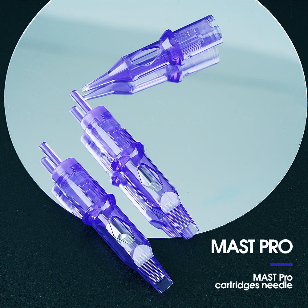 Mast Pro Tattoo Cartridges Needles 7mm Taper Round Liner Tight- Box of 20 - Dragonhawktattoos