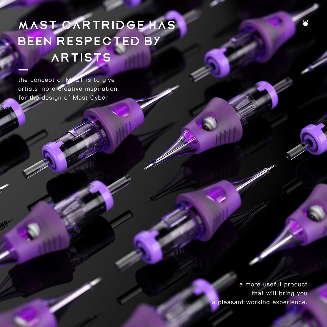 Mast Cyber ​​Professional Tattoo Cartridges Μόνιμο μακιγιάζ Bugpin Round Liner