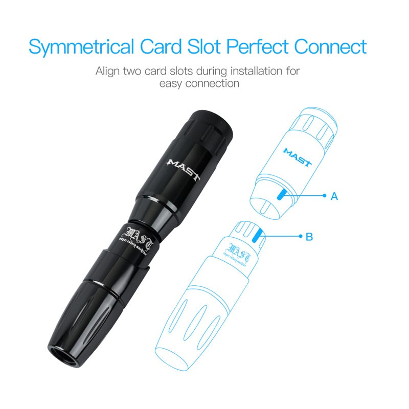 Mast Wireless Tattoo Battery Power Supply RCA Connect - Dragonhawktattoos