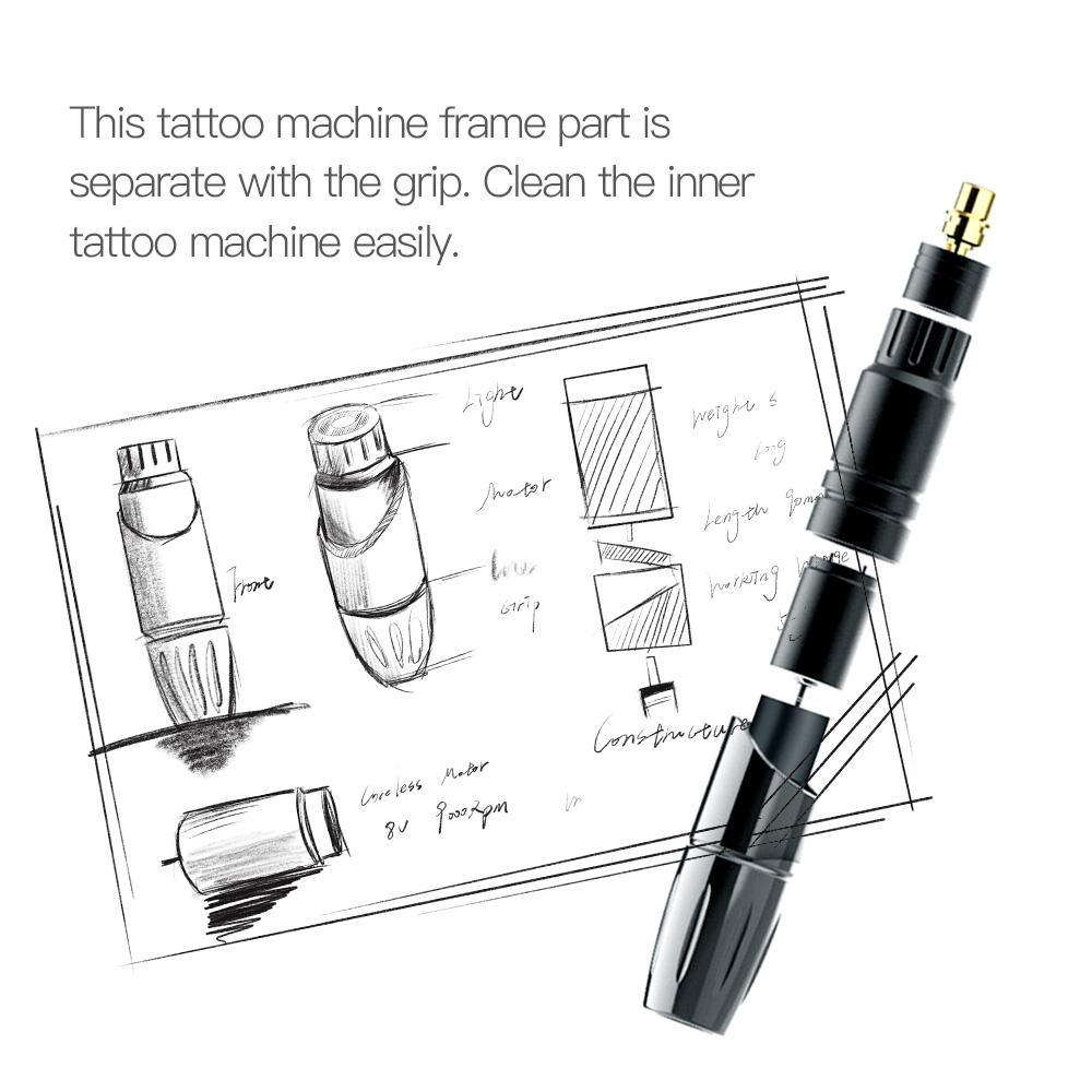 Wholesale Mast Tour Rotary Pen Machine With Mast Wireless Tattoo Battery Power Supply - Dragonhawktattoos