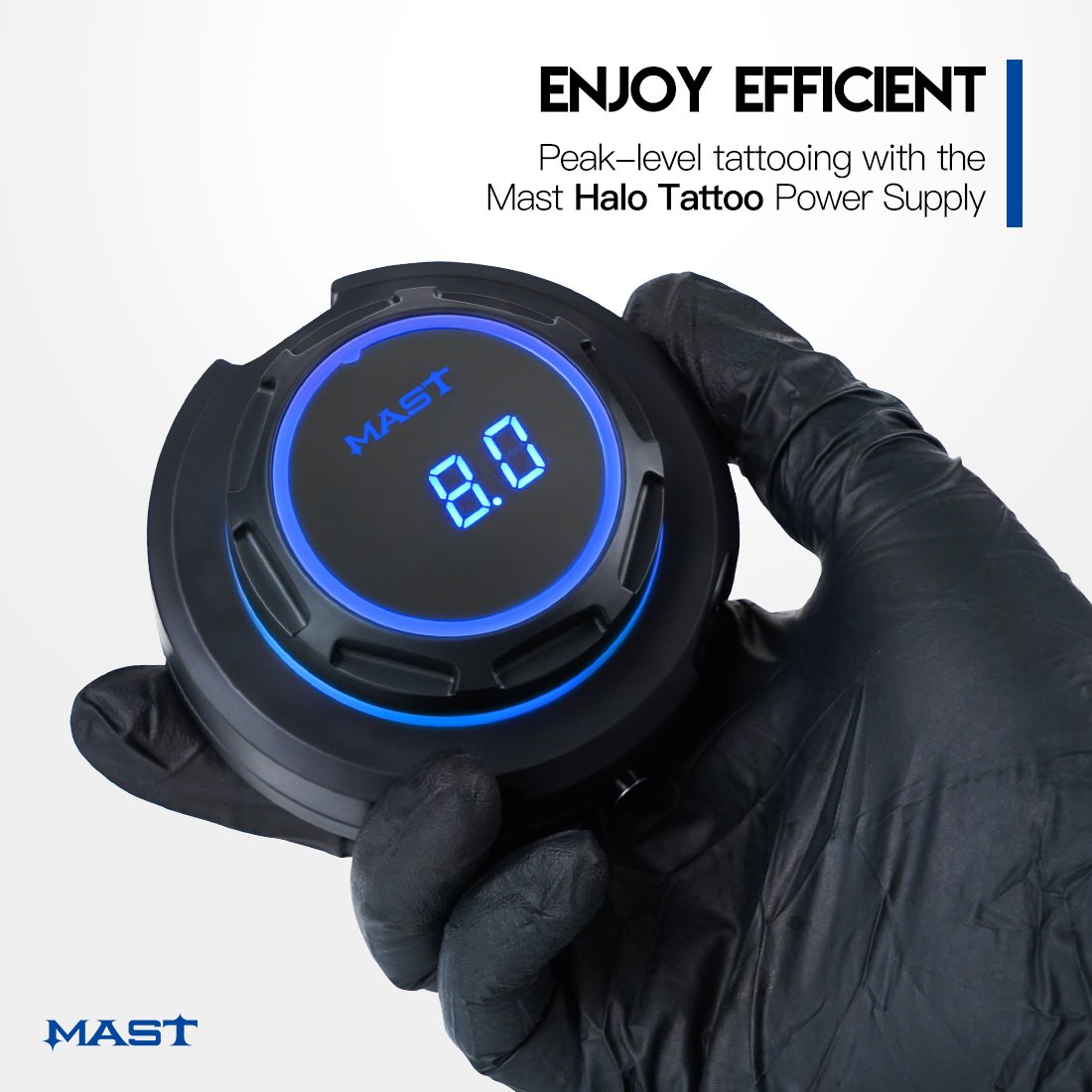 Mast Tattoo Machine Special Edition Kit Rotary Tour Pen Halo Power Supply Pro Cartridges - Dragonhawktattoos