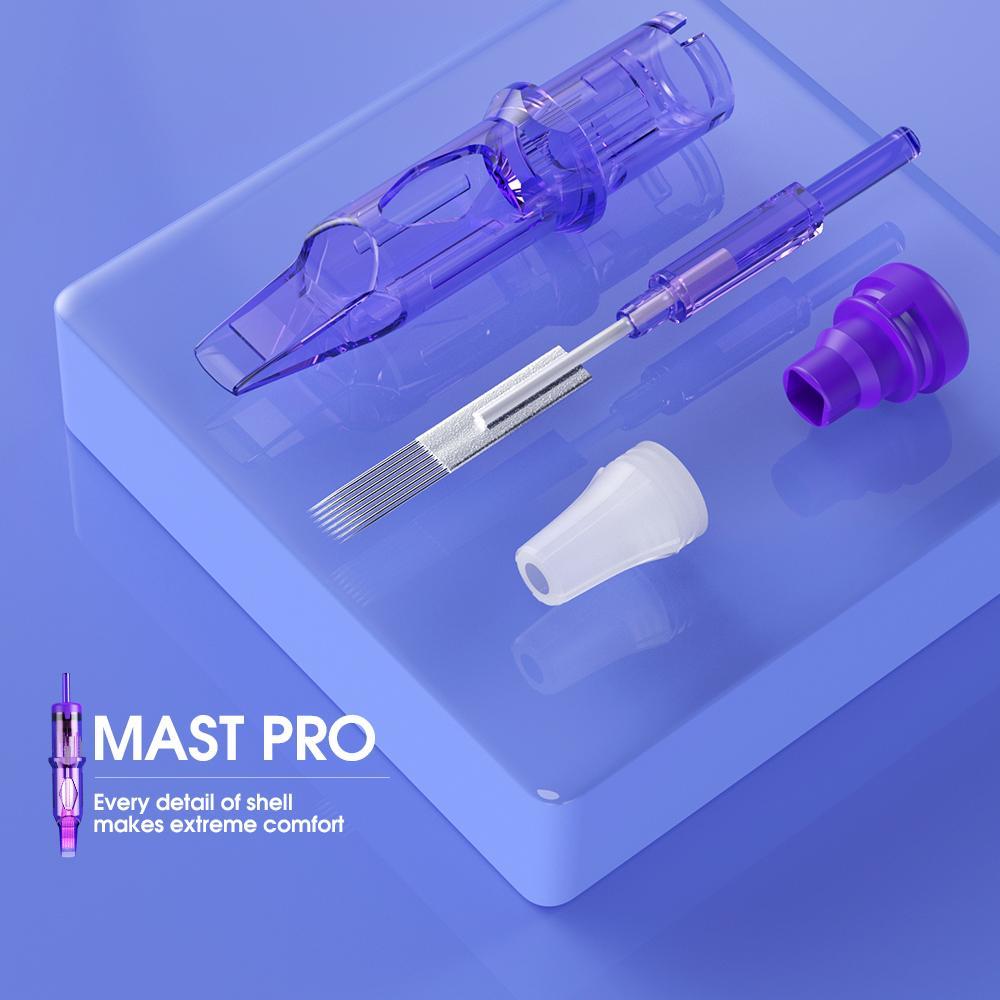 Mast Pro Tattoo Cartridges Needles 0.25MM Round Shader- Box of 20 - Dragonhawktattoos