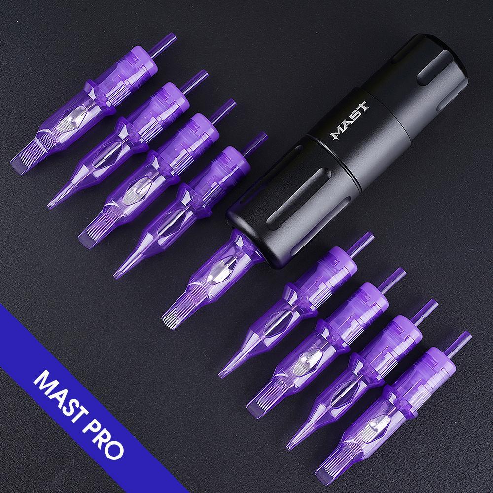 Mast Pro Tattoo Cartridges Needles 0.35MM Round Magnum 3.5MM Taper- Box of 20 - Dragonhawktattoos