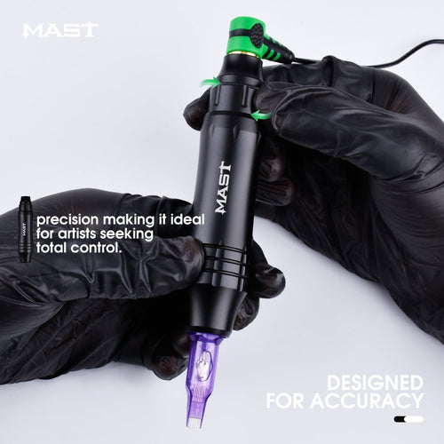 Mast Tattoo Flip Rotary Pen Machine Gradient Purple