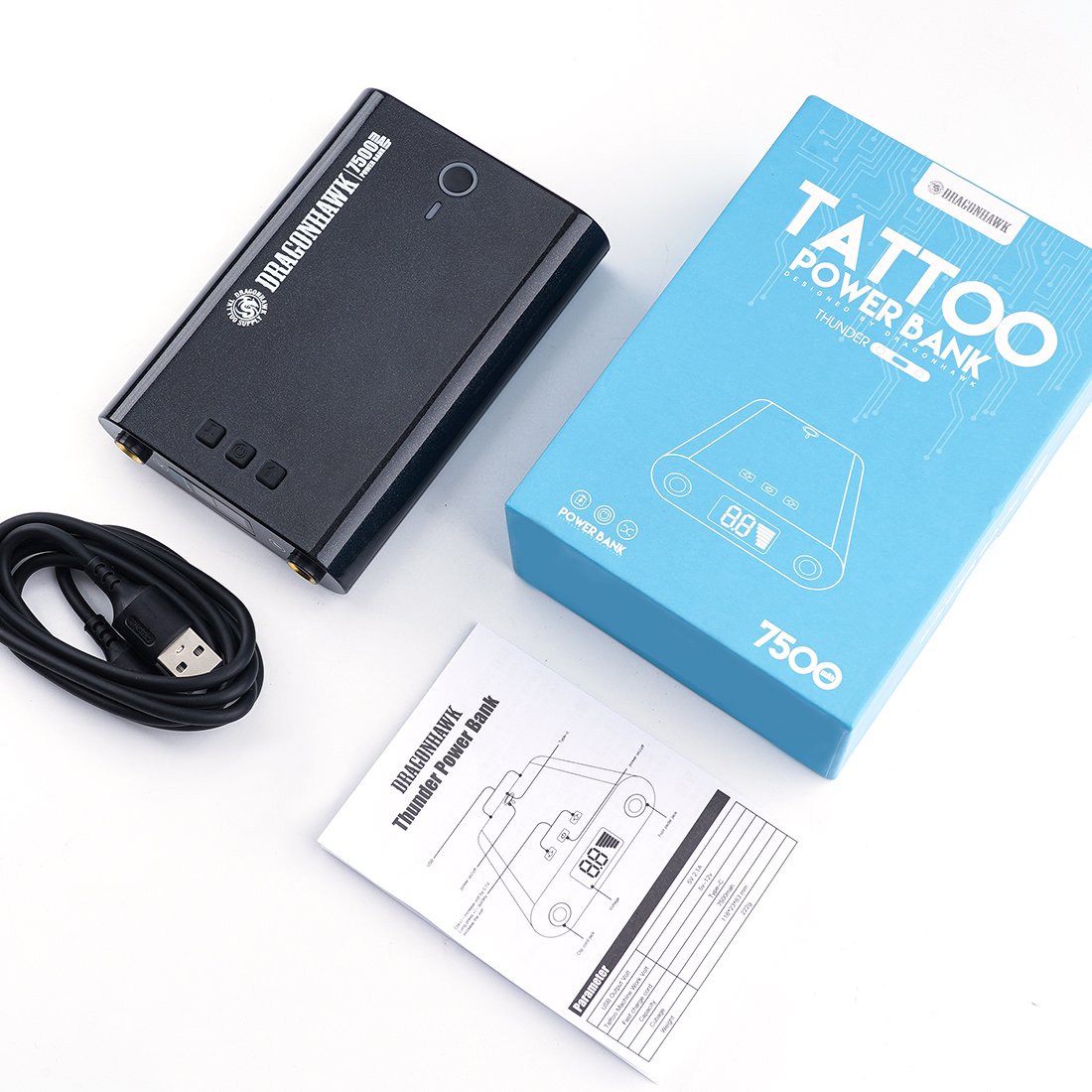 Dragonhawk Portable Charger Tattoo Power Supply - Dragonhawktattoos