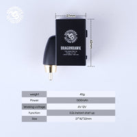 Mast Flip Rotary Tattoo Pen Machine 2.6-4.0mm Stroke Wireless Battery Custom Motor Supply Kit - Dragonhawktattoos