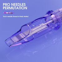 Mast Pro Tattoo Cartridges Needles 0.35MM Round Magnum 3.5MM Taper- Box of 20 - Dragonhawktattoos