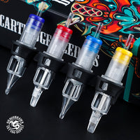 Dragonhawk Tattoo Finger Ledge Cartridges Needles 0.30mm Round Liner - Dragonhawktattoos