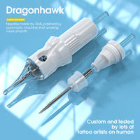 DragonhawkLabs Cartridges Needles 0.35MM Round Liner - Dragonhawktattoos