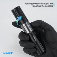 Mast Nano Wireless Rotary Pen Machine with Battery SMP Cartridge Short 3.2mm Stroke - Dragonhawktattoos