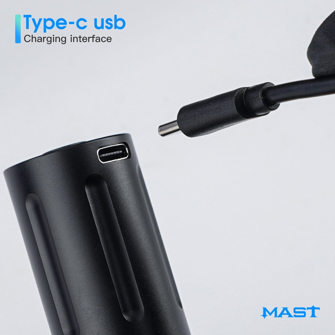 Mast Nano Wireless Rotary Pen Machine with Battery SMP Cartridge Short 3.2mm Stroke - Dragonhawktattoos