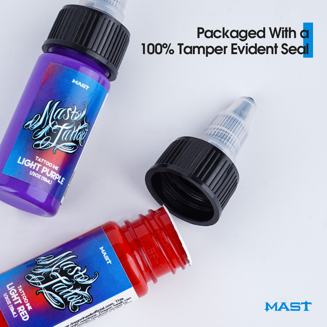 Mast Tattoo Ink Mixed Color 0.5OZ - Dragonhawktattoos