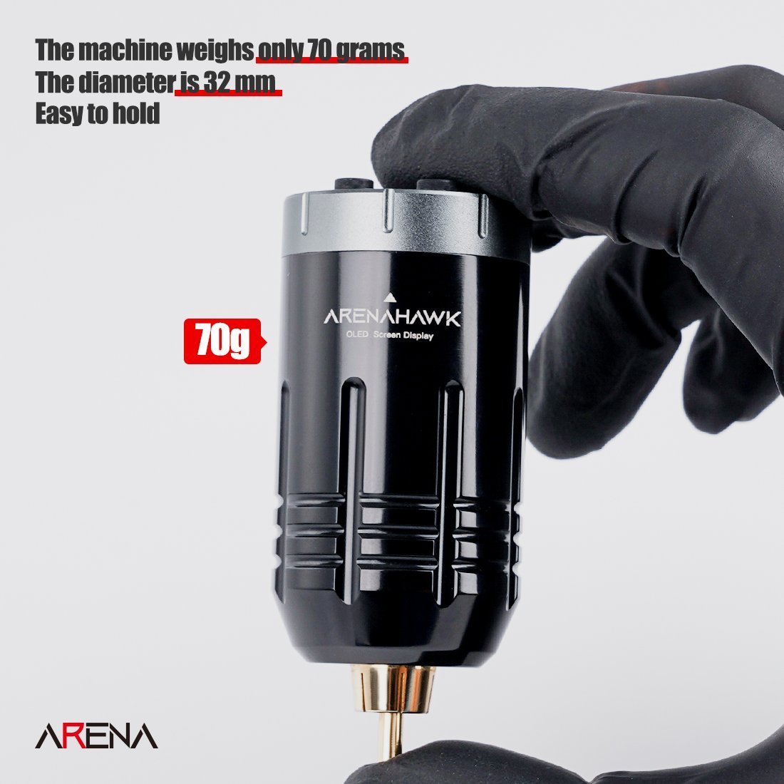 Arena Wireless Tattoo Rotary Pen Machine Battery Power Kit - Dragonhawktattoos