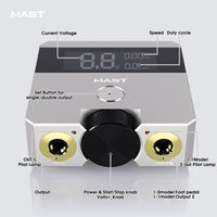 Mast Skate Dual Mode Tattoo Power Supply Start Up Function for Tattoo Artists - Dragonhawktattoos